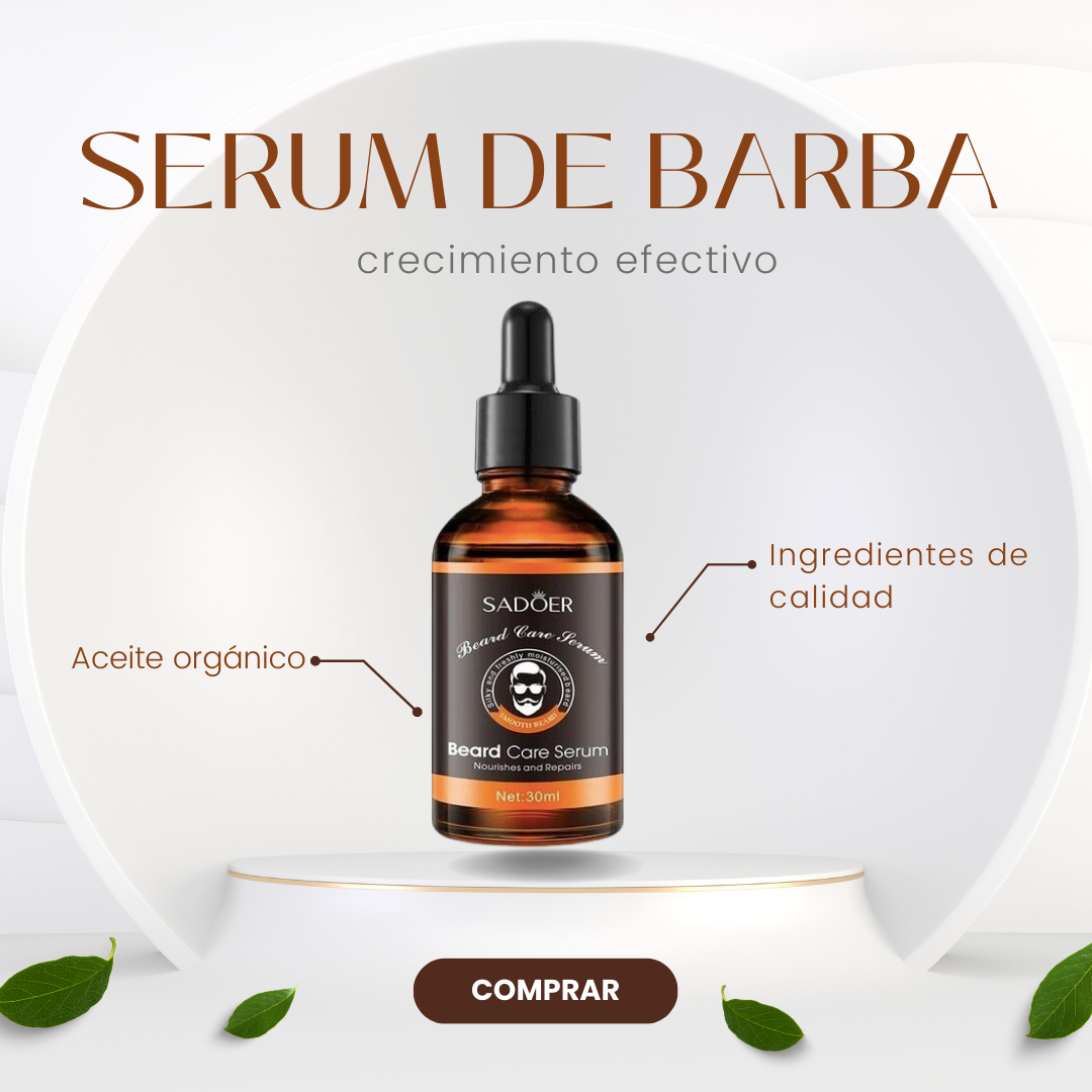 SERUM DE CRECIMIENTO E HIDRATACION DE BARBA + ENVIO GRATIS